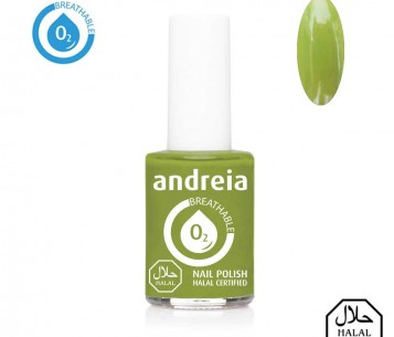 Olive green permeable nail polish